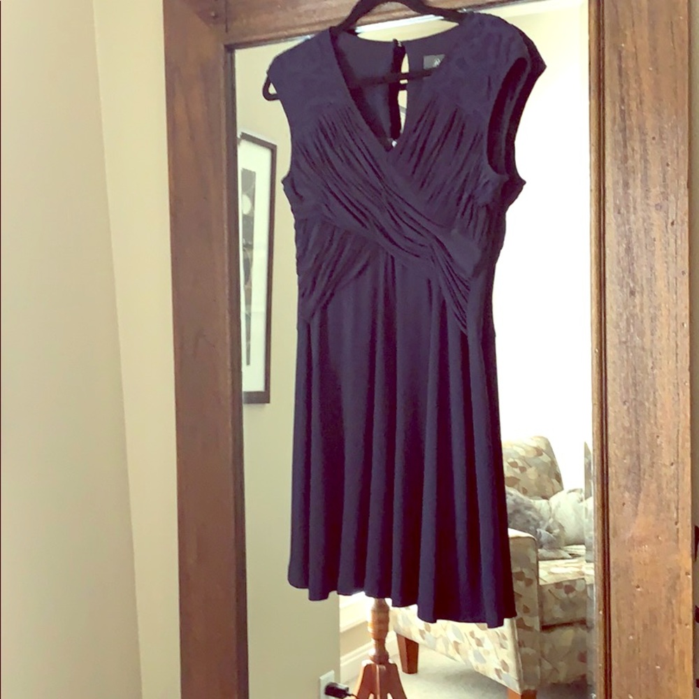 Navy cocktail dress